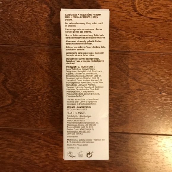 Arbonne Shea Butter hand cream - Picture 2 of 2
